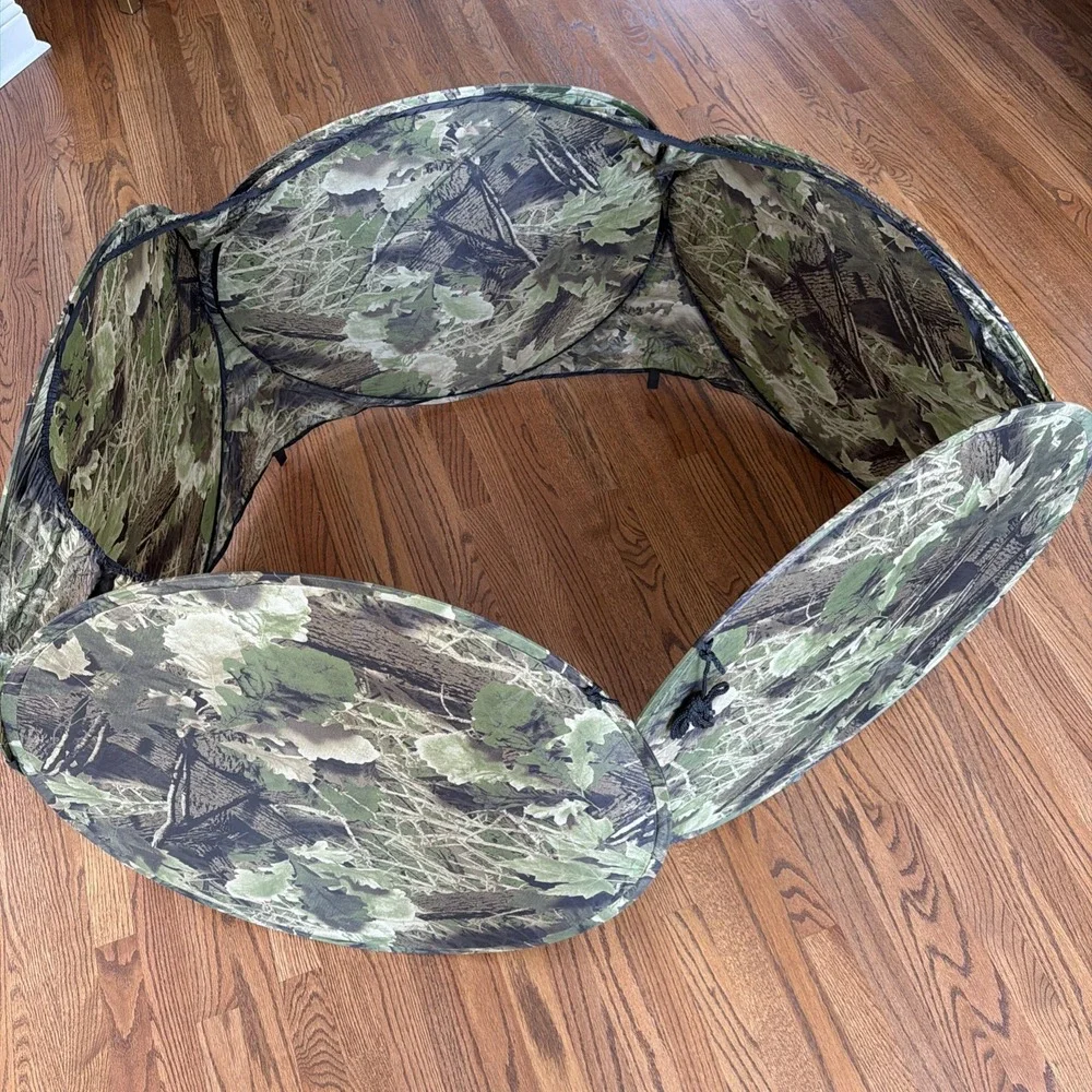 Ameristep Pop Up‎ Ground Blind Camo Portable Hunting Turkey Deer Layout